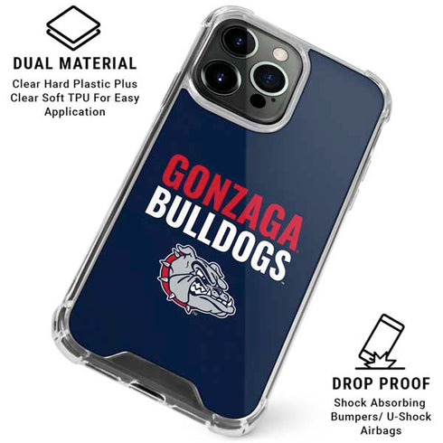 Gonzaga University Bulldogs Bold iPhone 16 Pro Clear Case
